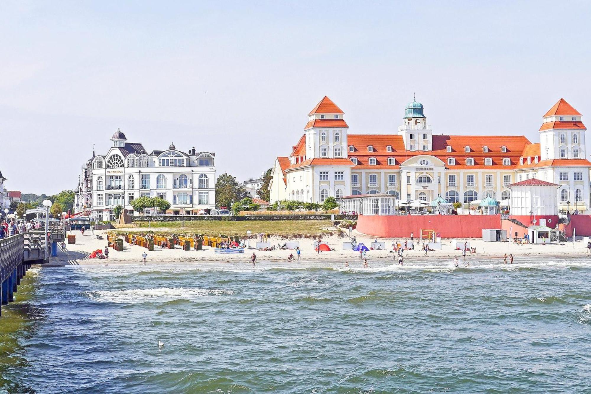 Aparthotel Ostsee Fewo 36 Balkon, Meerblick, Strand Binz Esterno foto