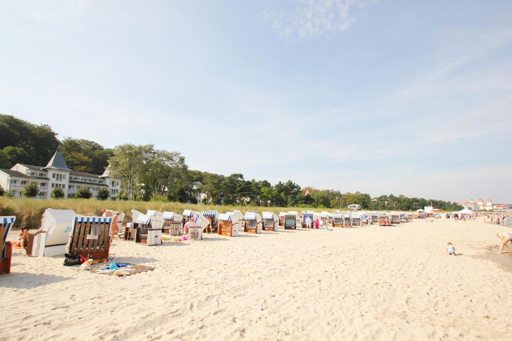 Aparthotel Ostsee Fewo 36 Balkon, Meerblick, Strand Binz Esterno foto